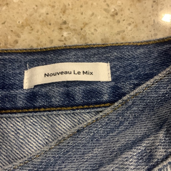 NWOT FRAME Two Tone High Rise Jeans Size 31 - Picture 5 of 7